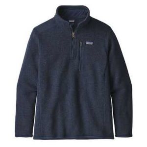 EUC Patagonia Boy’s Better Sweater 1/4Zip Navy XXL